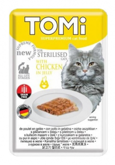 Tomi Sterilised Tavuklu Yetişkin 100 gr Kedi Maması kullananlar yorumlar